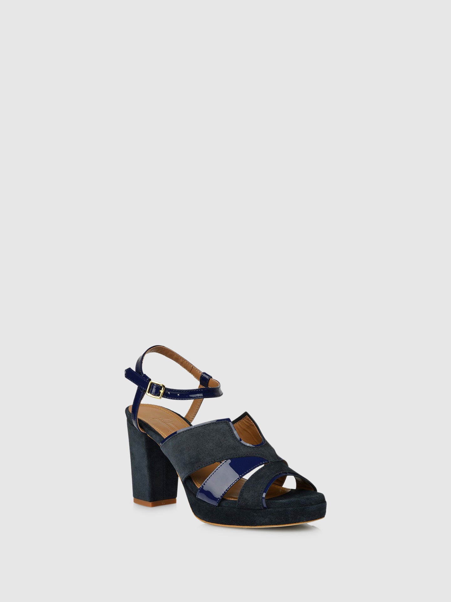 JJ Heitor Heel Sandals G04L1 Navy/Blue
